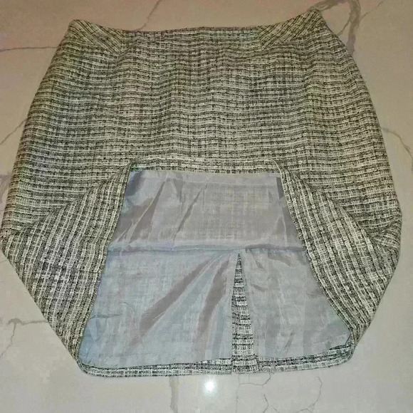 Pendleton Womens Plus Tweed Midi Straight Skirt Blue Gray Size 20W - Picture 6 of 9